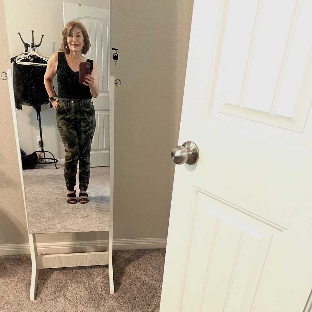 White House black market camouflage pants.